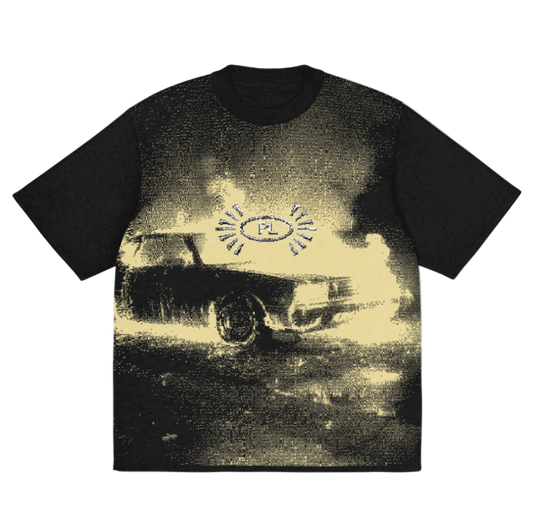City on Fire Knitted T-shirt